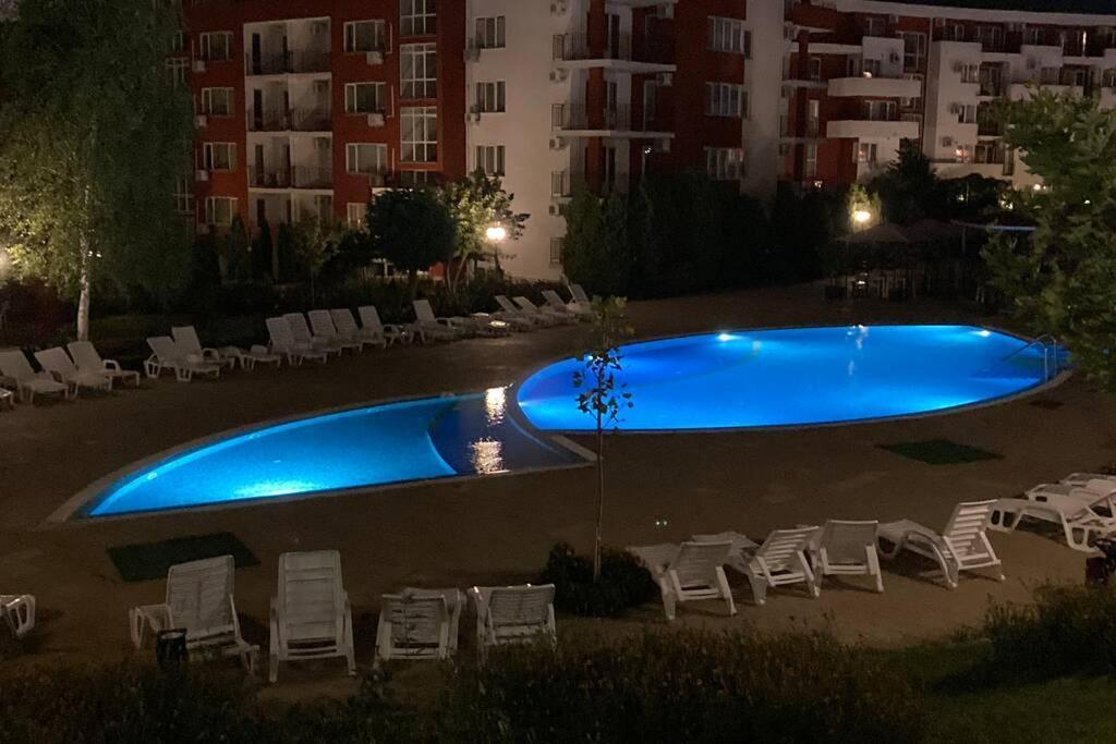 Marina View Fort Beach Studio Sveti Vlas Luaran gambar